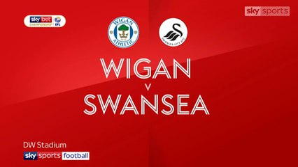 Wigan vs Swansea - Highlights & Goals - EFL Championship