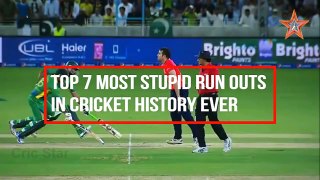 Stupid Run Outs in Cricket History Ever!