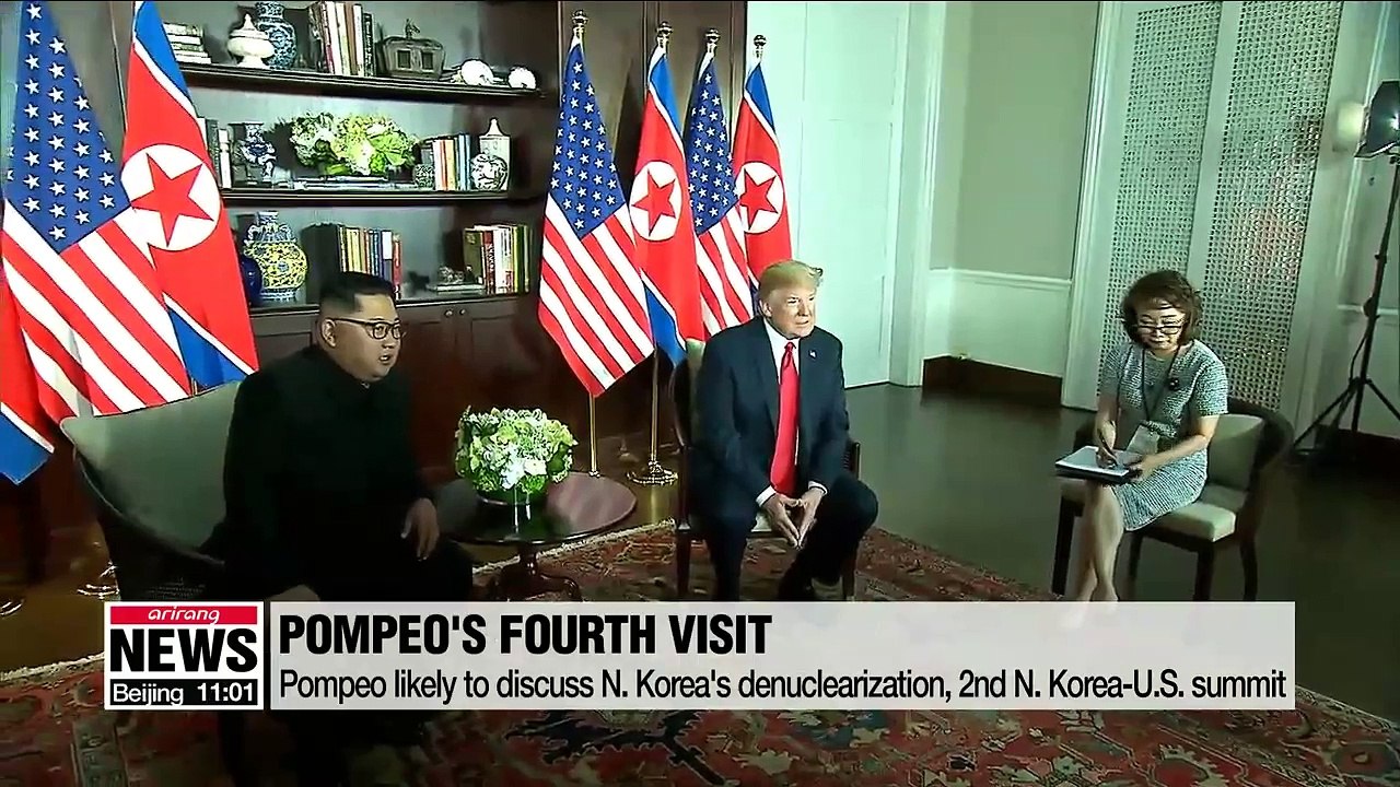 U.S Secretary of State Pompeo to visit Pyeongyang for N. Korea and U.S negotiation