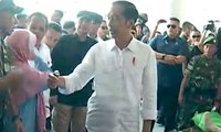 Presiden Jokowi Tiba di Palu