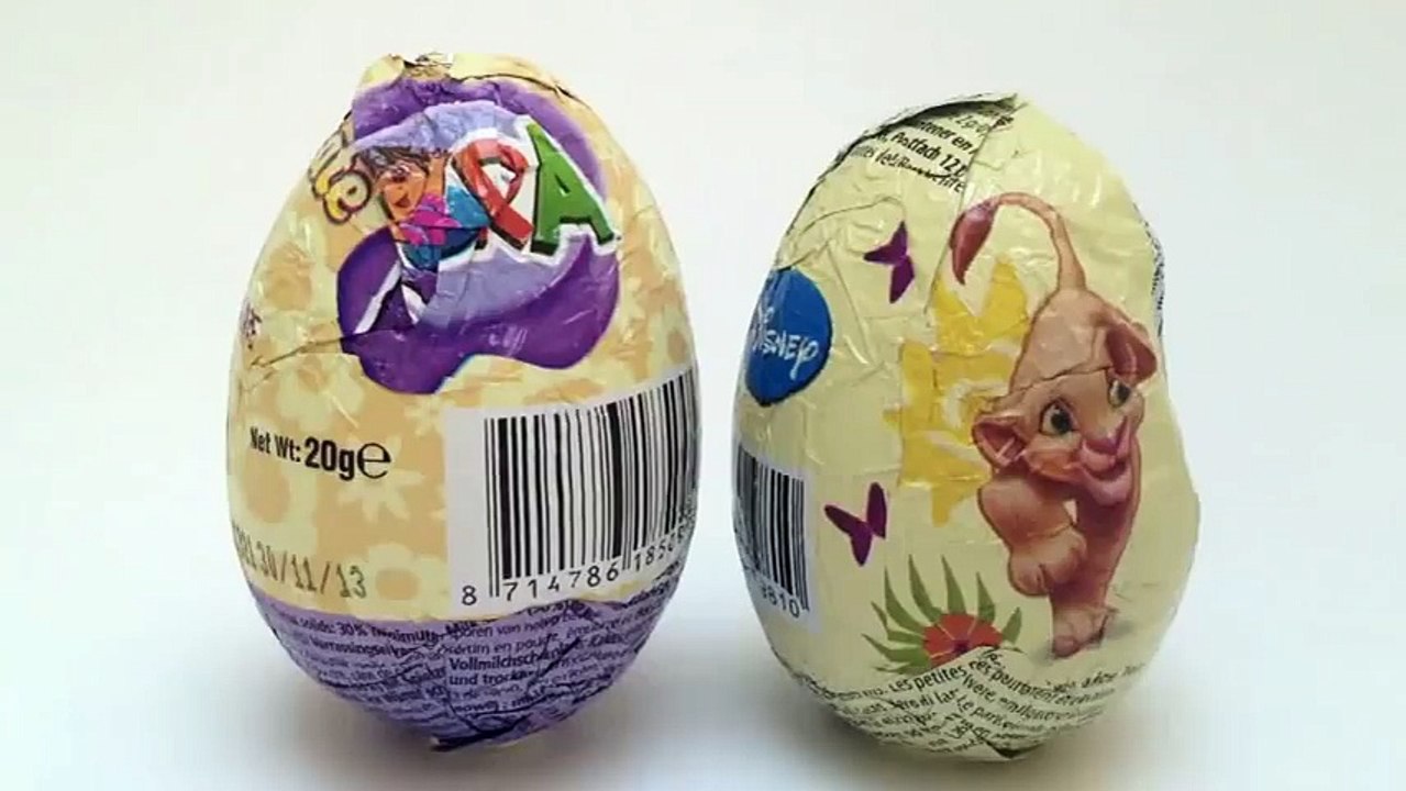 Tv cartoons movies 2019 Surprise Eggs Dora The Explorer and The Lion King Chocolate Eggs Unboxing - kidstvsongs
