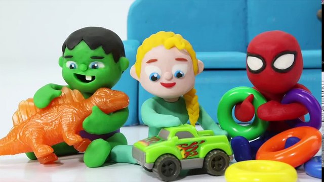 Tv cartoons movies 2019 SUPERHERO BABIES LOVE CHOCOLATE CAKE ❤ Spiderman, Hulk & Frozen Elsa Play Doh Cartoons For Kids (2)