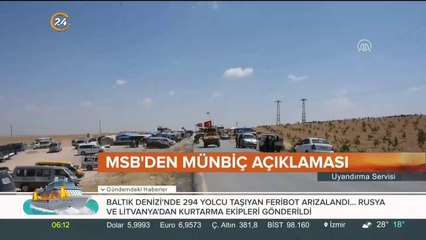 Milli Savunma Bakanlığı'ndan Münbiç açıklaması