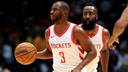 NBA - Pré-saison : Paul et Harden ont pris les choses en main face aux Grizzlies