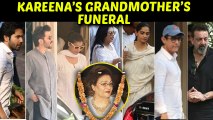 Bollywood Stars At Krishna Raj Kapoor Funeral