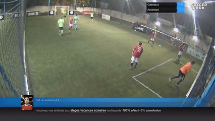 But de Jordan (4-1) - Colombus Vs Accenture - 02/10/18 21:30 - Hiver 2018 loisir mardi