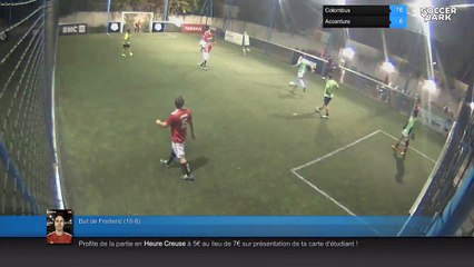 But de Frederic (16-6) - Colombus Vs Accenture - 02/10/18 21:30 - Hiver 2018 loisir mardi