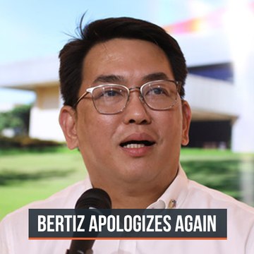 Bertiz apologizes to women over ‘stupid’ monthly period remark