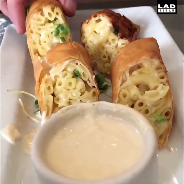 These mac n cheese spring rolls look like absolute heaven  DevourPower x FOODbible
