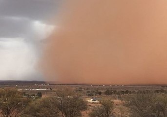 Dust Storm Hits Broken Hill, New South Wales