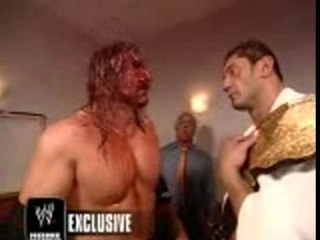 wwe Triple H   Batista after Vengeance 2005