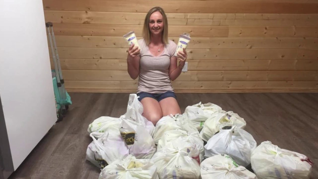 Cette maman donne 100 litres de lait maternel pour les nourrissons malades !