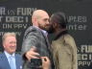 Fury and Wilder take trash talk tour to New York