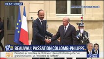 En intégralité - La passation de pouvoir entre Collomb et Philippe au ministère de l'Intérieur