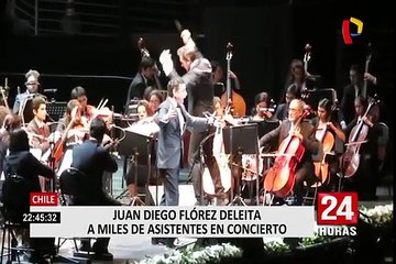 Juan Diego Flórez conquista al público chileno