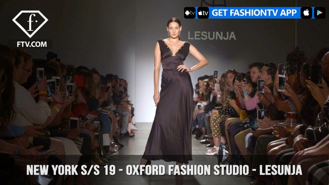 New York Fashion Week Spring/Summer 2019 - Oxford Fashion Studio - Lesunja | FashionTV | FTV
