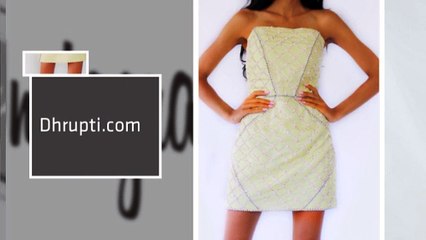 Black or White Cocktail Dresses - Dhrupti.com