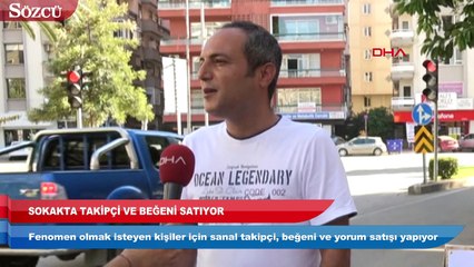 Sokakta takipçi ve beğeni satıyor