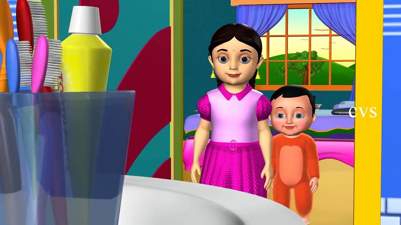 This is The Way We Brush Our Teeth 3D Animation English Nursery Rhymes Song For Children by HD Nursery Rhymes