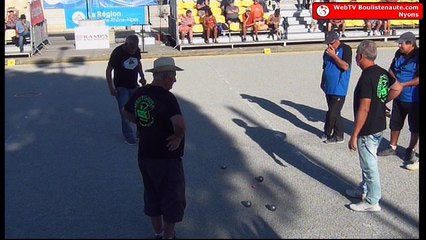 7ème national vétérans à Nyons : Finale  SAPHORE vs BRIAND