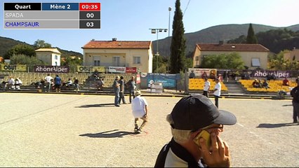 7ème national vétérans à Nyons : Quart SPADA vs CHAMPSAUR