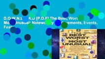 D.O.W.N.L.O.A.D [P.D.F] The Best, Worst, Most Unusual: Noteworthy Achievements, Events, Feats