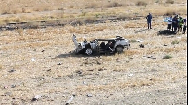 Çankırı'da Trafik Kazası! Otomobil Tarlaya Uçtu: 1 Ölü