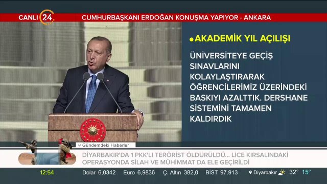 YÖK akademik yılı açılış töreni
