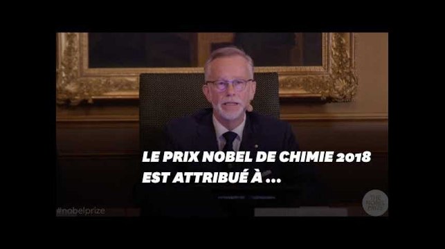 Le prix Nobel de chimie 2018 décerné à Frances Arnold, George Smith et Gregory Winter