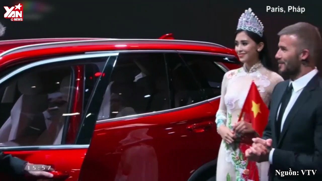 Tiểu Vy và David Beckham
