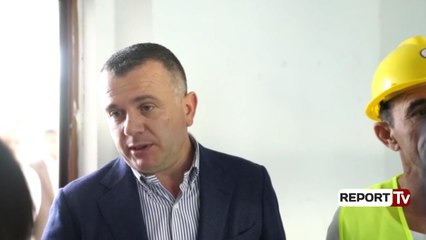 Report TV - Mengël, Balla dhe Sejdini inspektojnë punimet, shkolla gati për dy javë