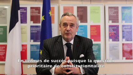 Présentation de l'étude  "La révision constitutionnelle de 2008, un premier bilan" par Hugues Hourdin