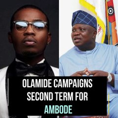 Olamide Seeks A Second Term For Governor Ambode Of Lagos State