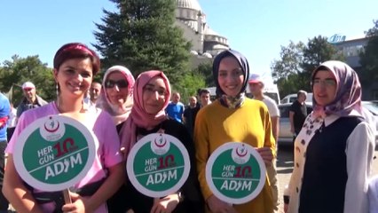 Bingöl protokolü sağlıklı yaşam için yürüdü