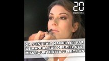 On s'est fait maquiller par le coiffeur/maquilleur des miss pour tenter l'élection