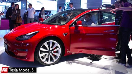 Mondial de l'auto 2018 : la Tesla Model 3 arrive pour la 1ère fois en France