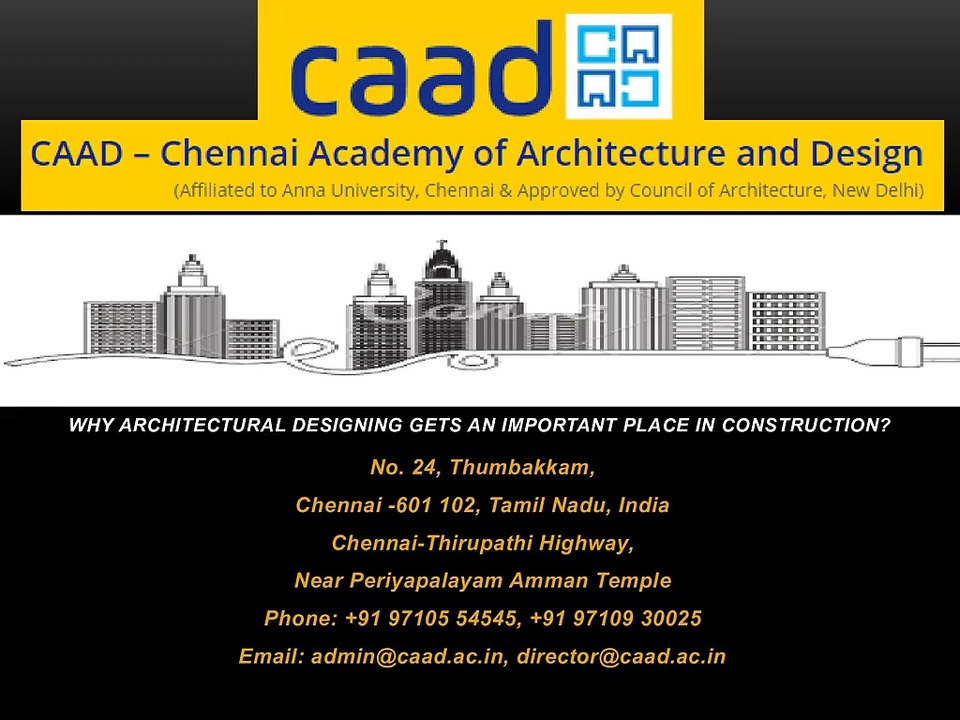 Why Architectural Designing gets an important place in construction