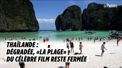 Thaïlande : dégradée, «La plage» du célèbre film reste fermée