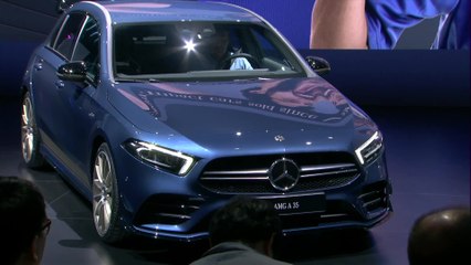 Mercedes-Benz A-Class reveal at the 2018 Paris Motor Show