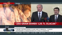 İstanbul Belediye Başkanı Mevlüt Uysal'dan flaş ekmek açıklaması