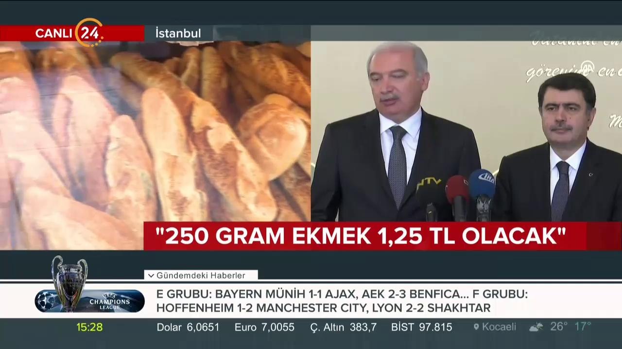 İstanbul Belediye Başkanı Mevlüt Uysal'dan flaş ekmek açıklaması