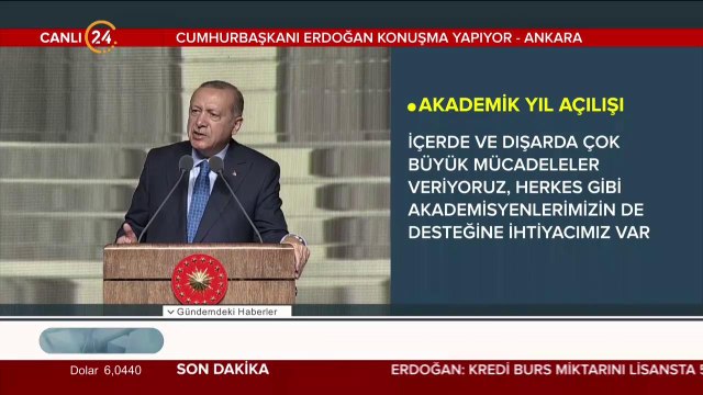 YÖK akademik yılı açılış töreni