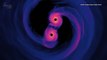 Supermassive Black Holes Spiral Toward a Collision in NASA Video