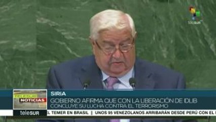 Siria: con liberación de Idlib concluye la lucha contra el terrorismo