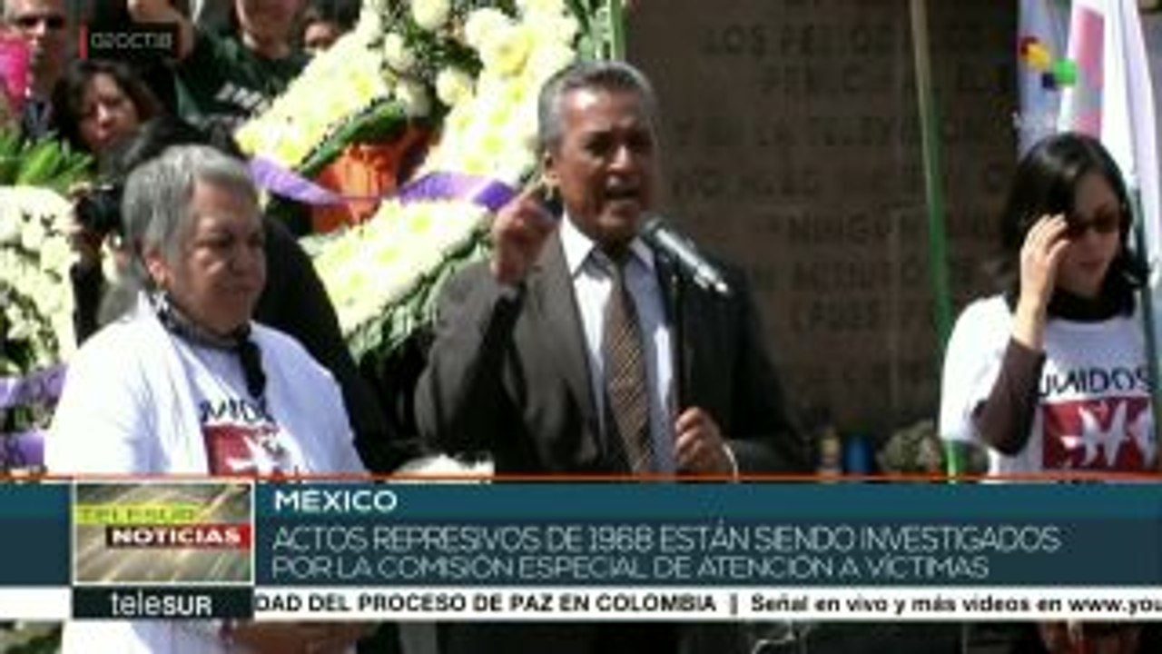 México: sigue clamor de justicia a 50 años de la masacre de Tlatelolco