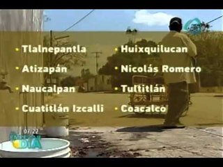 Reducción de suministro de agua en el DF