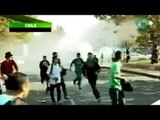 Duros enfrentamientos entre estudiantes y policías en Chile