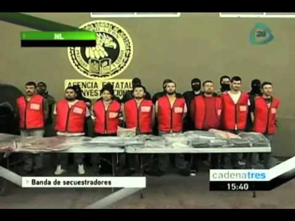 8 presuntos secuestradores fueron detenidos por...