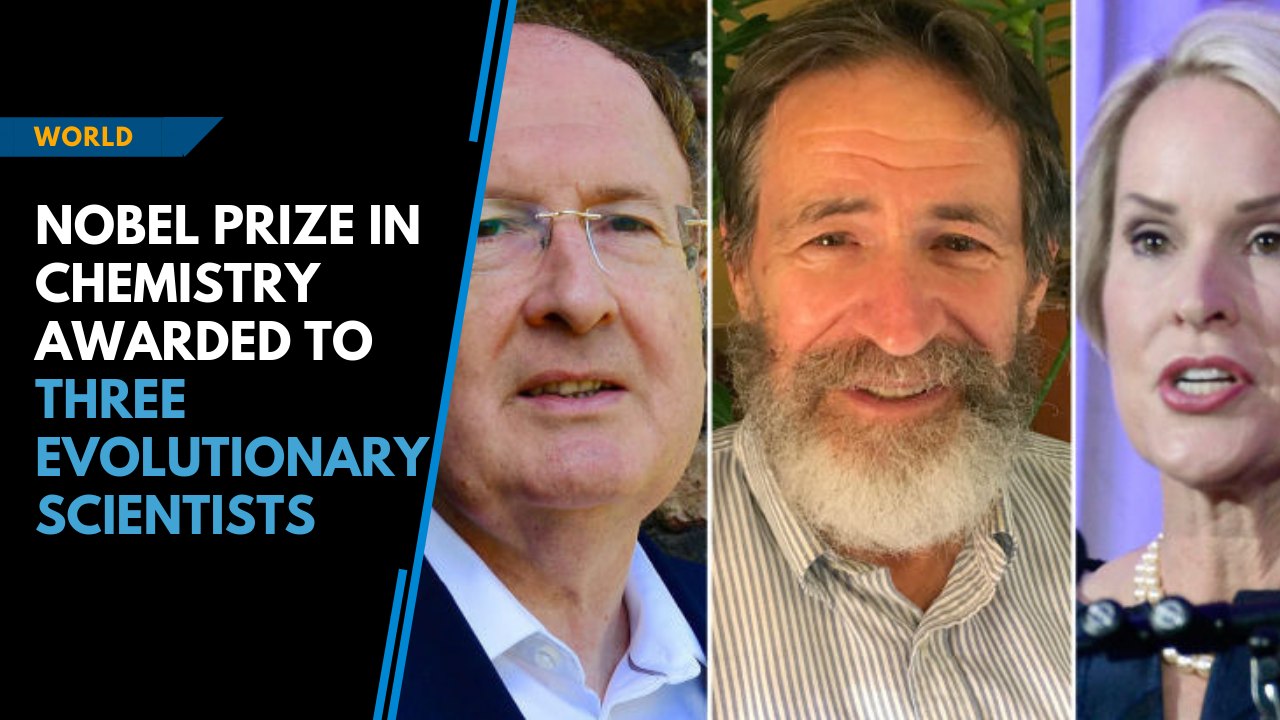 Watch: Nobel Prize in Chemistry awarded to three evolutionary scientists