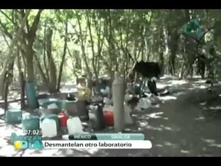 Desmantelan laboratorio clandestino en Sinaloa